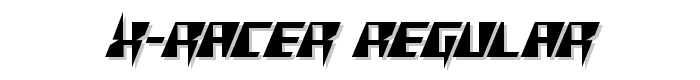 X-Racer Regular font